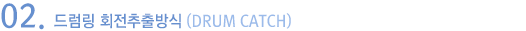 02. 드럼링 회전추출방식 (DRUM CATCH)